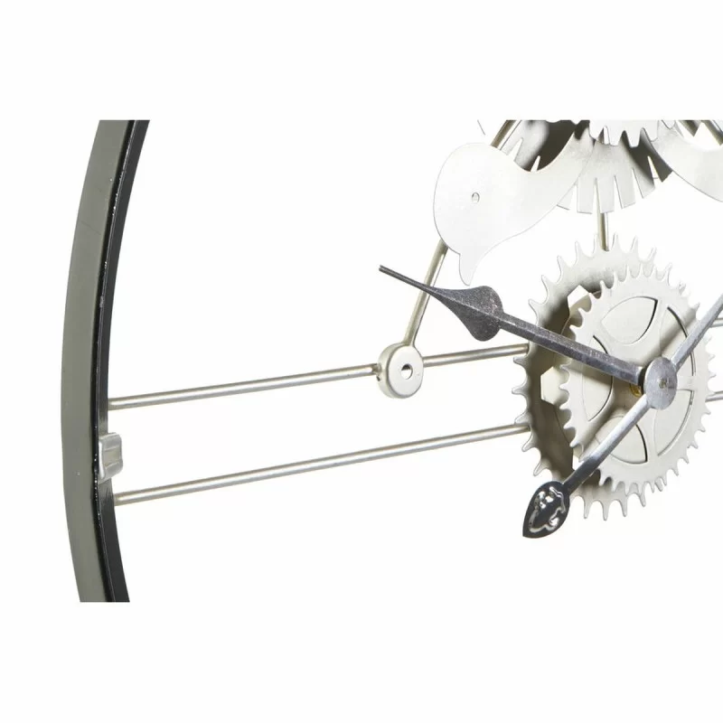 Wall Clock DKD Home Decor Silver Golden Iron...