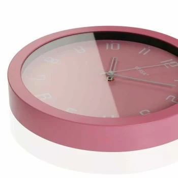 Wall Clock Versa Pink polypropylene (4,3 x 30 x 30 cm) 2