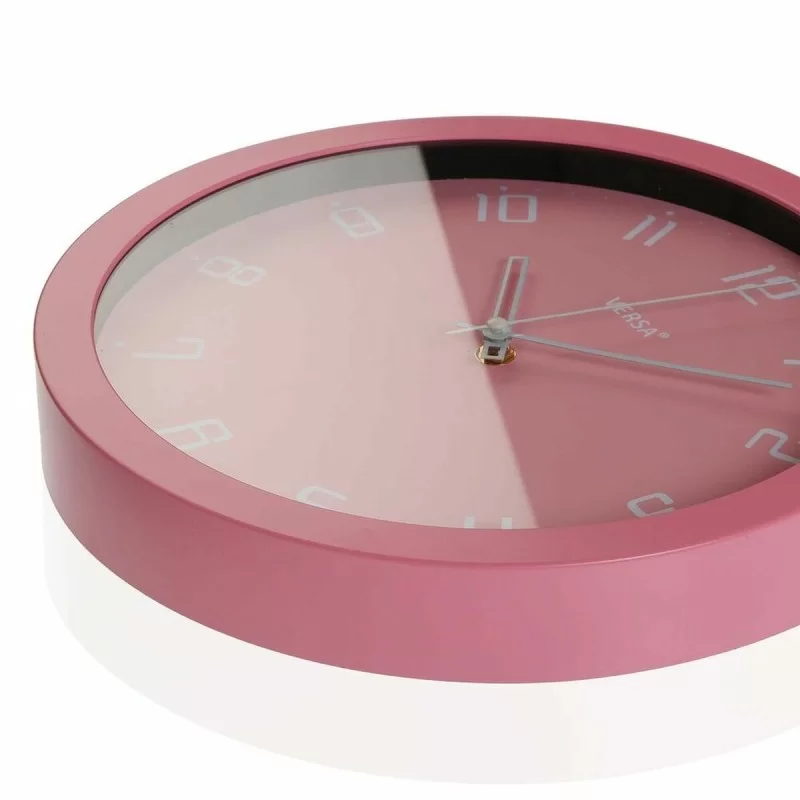 Wall Clock Versa Pink polypropylene (4,3 x 30 x...