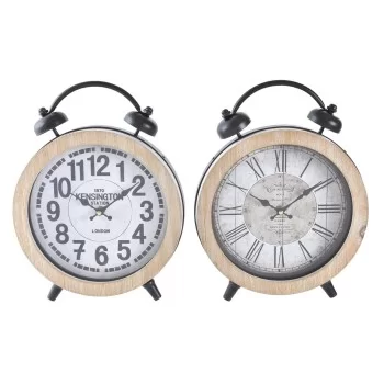 Table clock DKD Home Decor 25,8 x 8 x 32 cm Natural White...