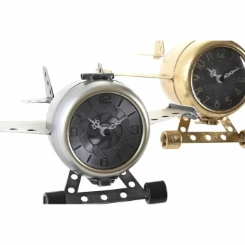 Table clock DKD Home Decor 23 x 16 x 13 cm Aeroplane... 2