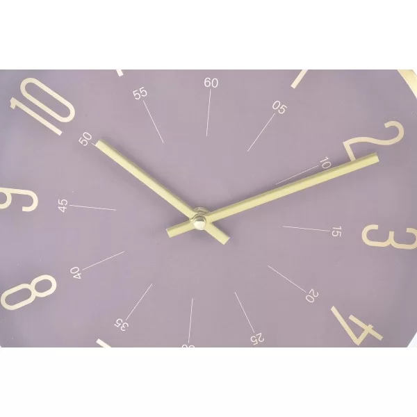 Wall Clock DKD Home Decor Blue Maroon Aluminium Modern 30 x 4 x 30 cm (2 Units)