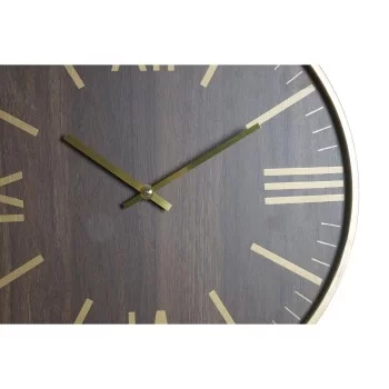 Wall Clock DKD Home Decor 40 x 4 x 40 cm Black Brown Iron... 2