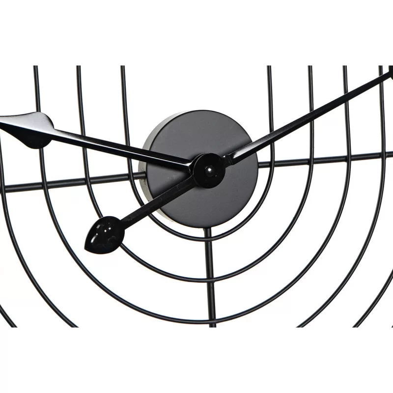 Wall Clock DKD Home Decor Black Golden Metal 60...