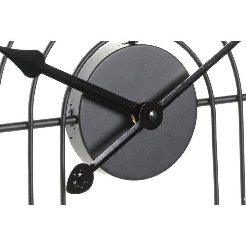 Wall Clock DKD Home Decor Black Golden Metal...