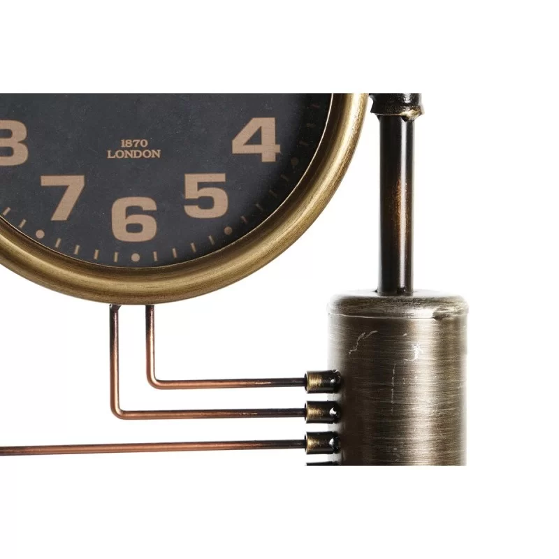 Wall Clock DKD Home Decor Valves 37,5 x 11 x 59...