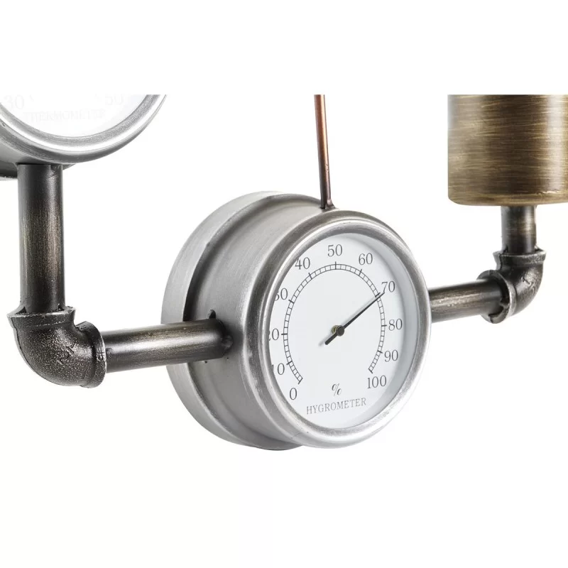 Wall Clock DKD Home Decor Valves 37,5 x 11 x 59...