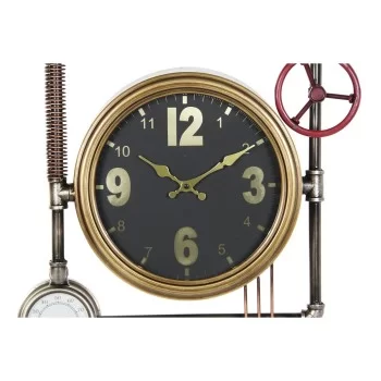 Wall Clock DKD Home Decor Valves Crystal Golden Iron... 2