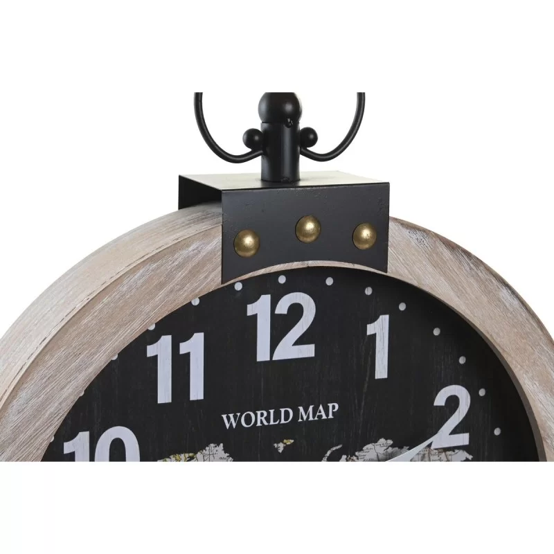 Wall Clock DKD Home Decor 40 x 6,5 x 46 cm...
