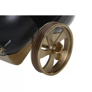 Table clock DKD Home Decor 20,5 x 20,5 x 21,5 cm Black... 2