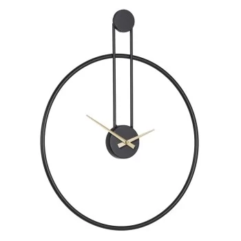 Wall Clock 50 x 5 x 62 cm Black Metal 2