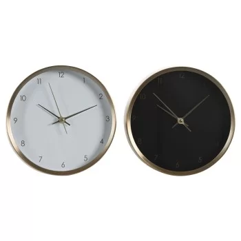 Table clock DKD Home Decor 25,7 x 4,2 x 25,7 cm Lady...
