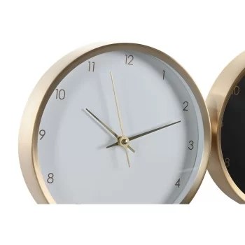 Table clock DKD Home Decor 25,7 x 4,2 x 25,7 cm Lady... 2
