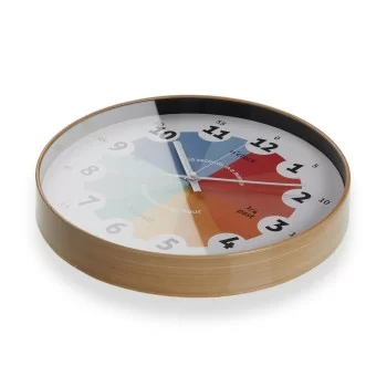 Wall Clock Versa Crystal Plastic 4 x 30 x 30 cm 2
