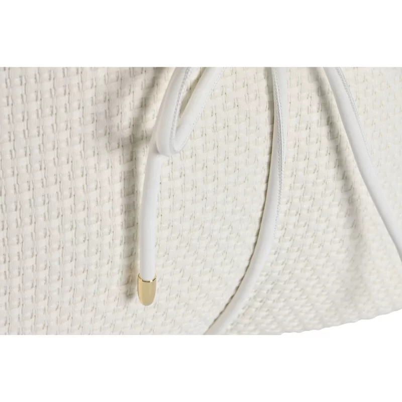 Cushion Home ESPRIT White Green 45 x 10 x 45 cm