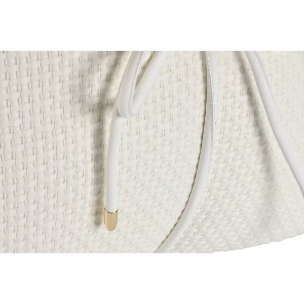 Cushion Home ESPRIT White Green 45 x 10 x 45 cm