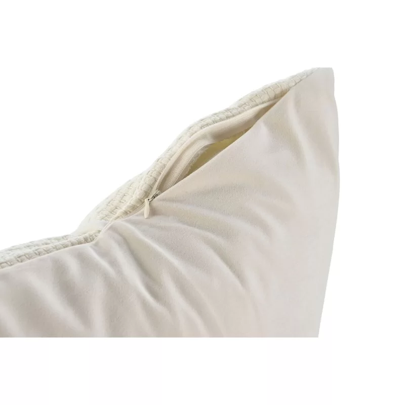 Cushion Home ESPRIT White Green 45 x 10 x 45 cm