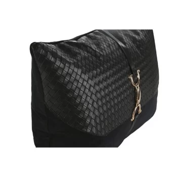 Cushion Home ESPRIT Black Golden 50 x 10 x 30 cm 2