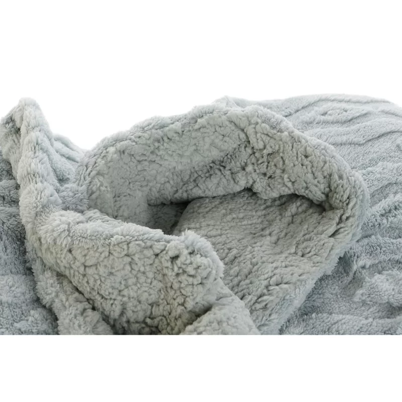 Blanket DKD Home Decor Green Rhombus 150 x 200...