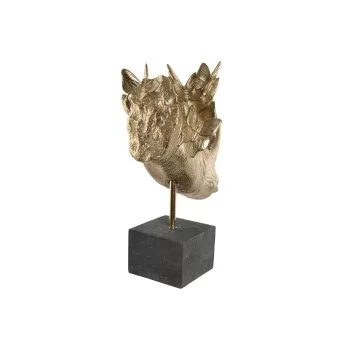 Decorative Figure Home ESPRIT Black Golden 33 x 24 x 43,5 cm 2