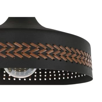 Ceiling Light DKD Home Decor Brown Black Cream Metal 50 W... 2