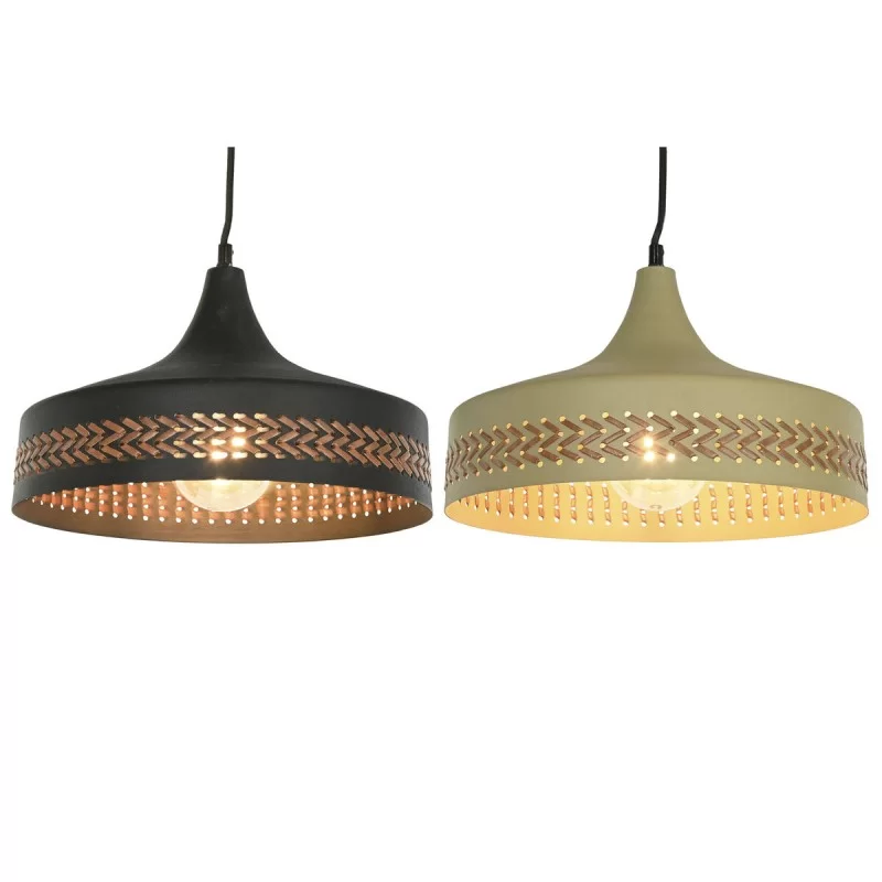Ceiling Light DKD Home Decor Brown Black Cream...