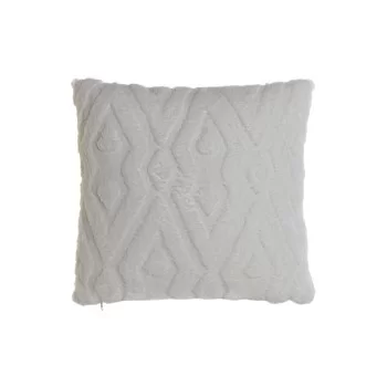 Cushion DKD Home Decor White Rhombus 45 x 15 x 45 cm