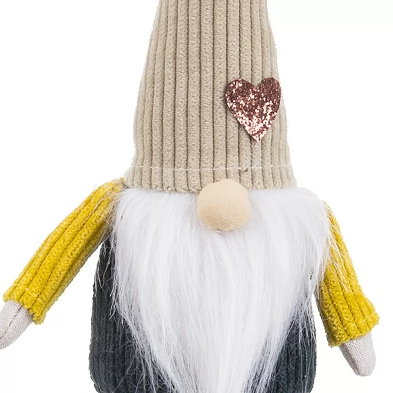 Christmas bauble Green Beige Sand Fabric Father...