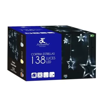 LED Curtain Lights Multicolour Stars 2