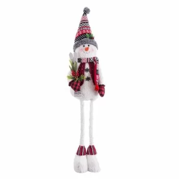 Christmas bauble Multicolour Metal Fabric Snow Doll 38 x...