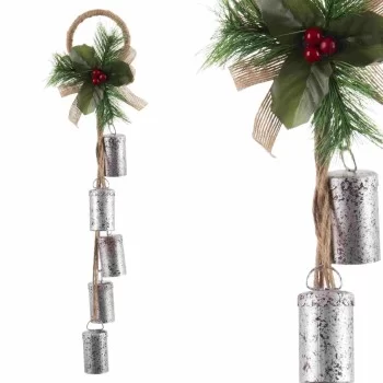 Christmas bauble Multicolour Silver 11 x 3,3 x 42,5 cm