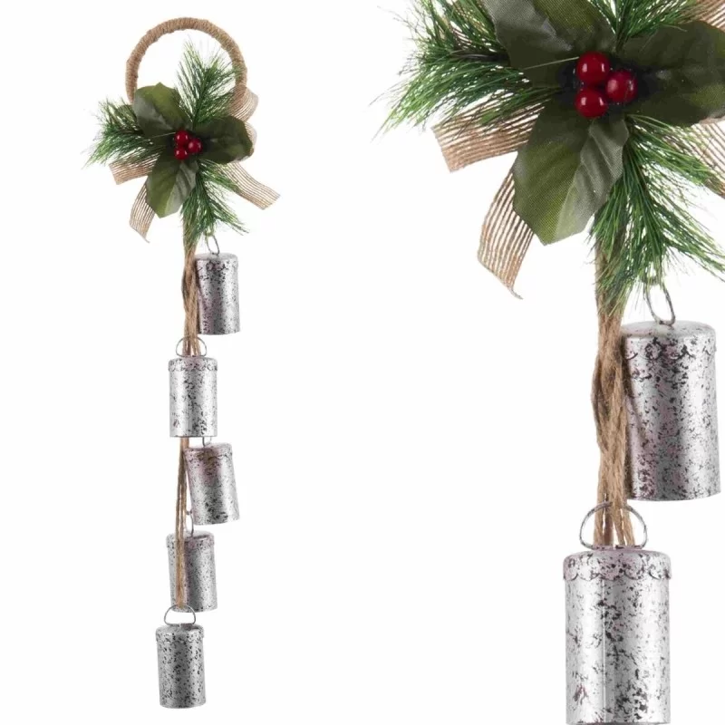 Christmas bauble Multicolour Silver 11 x 3,3 x 42,5 cm
