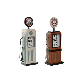 Table clock Home ESPRIT Blue Orange Metal Crystal Vintage...