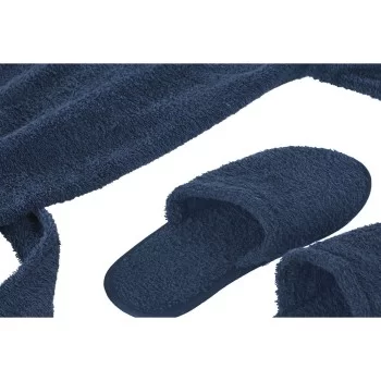 Dressing Gown Home ESPRIT Blue Cotton Men 2