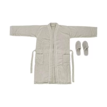 Dressing Gown Home ESPRIT Beige Lady 2