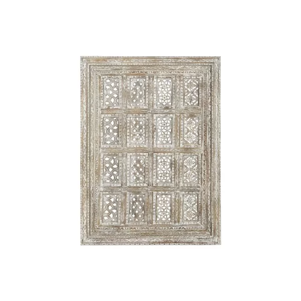 Wall Decoration Home ESPRIT White Aged finish 135 x 9 x 100 cm