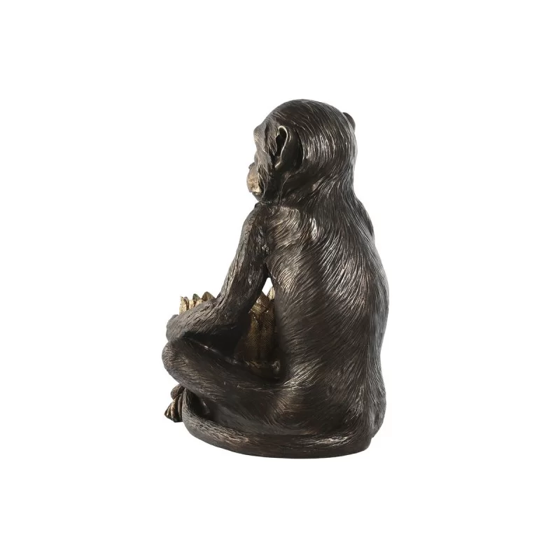 Decorative Figure Home ESPRIT Golden Dark brown...