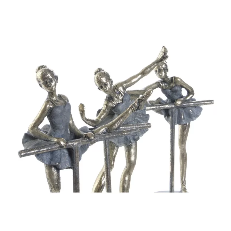 Decorative Figure Home ESPRIT Grey Golden...