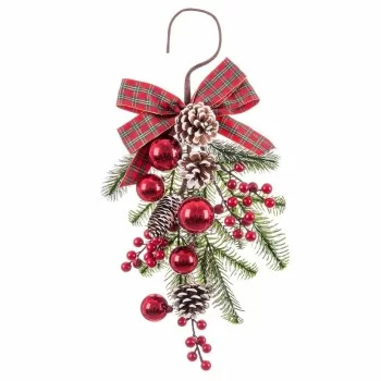 Christmas bauble Red Multicolour Plastic Pineapples 50 cm 2