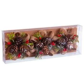 Christmas bauble Multicolour Natural Plastic Fibre 10,5 x... 2
