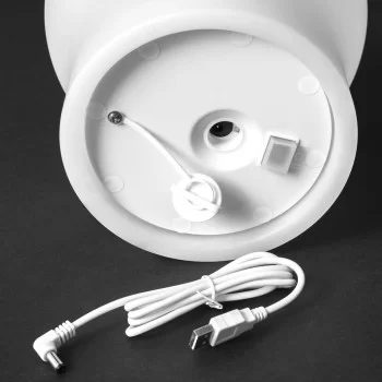 Desk lamp Lorna White Polyethylene 22 x 22 x 28 cm 2