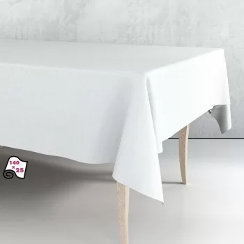 Tablecloth roll Exma Oilcloth White Smooth 140 cm x 25 m 2
