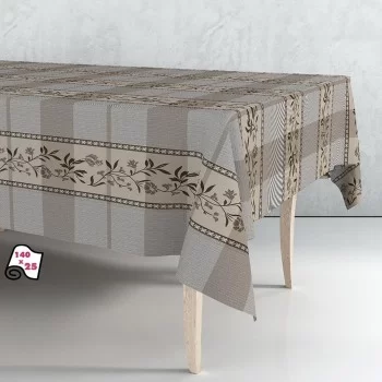 Tablecloth roll Exma Oilcloth Brown Beige Classic 140 cm... 2