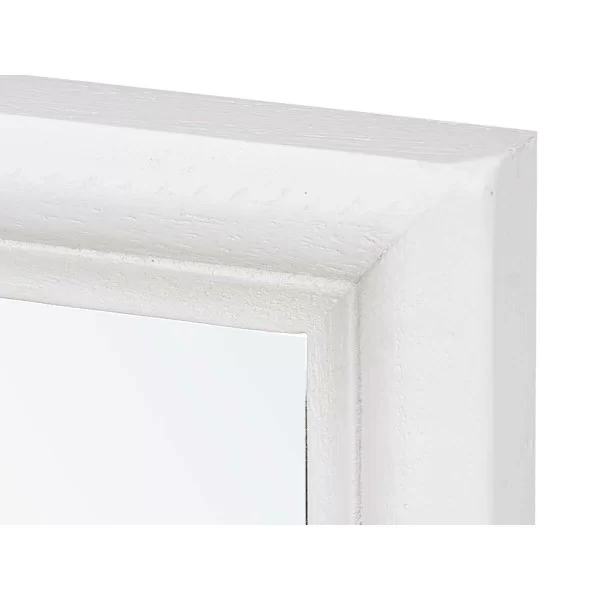 Wall mirror Wood White 65 x 85 x 65 cm