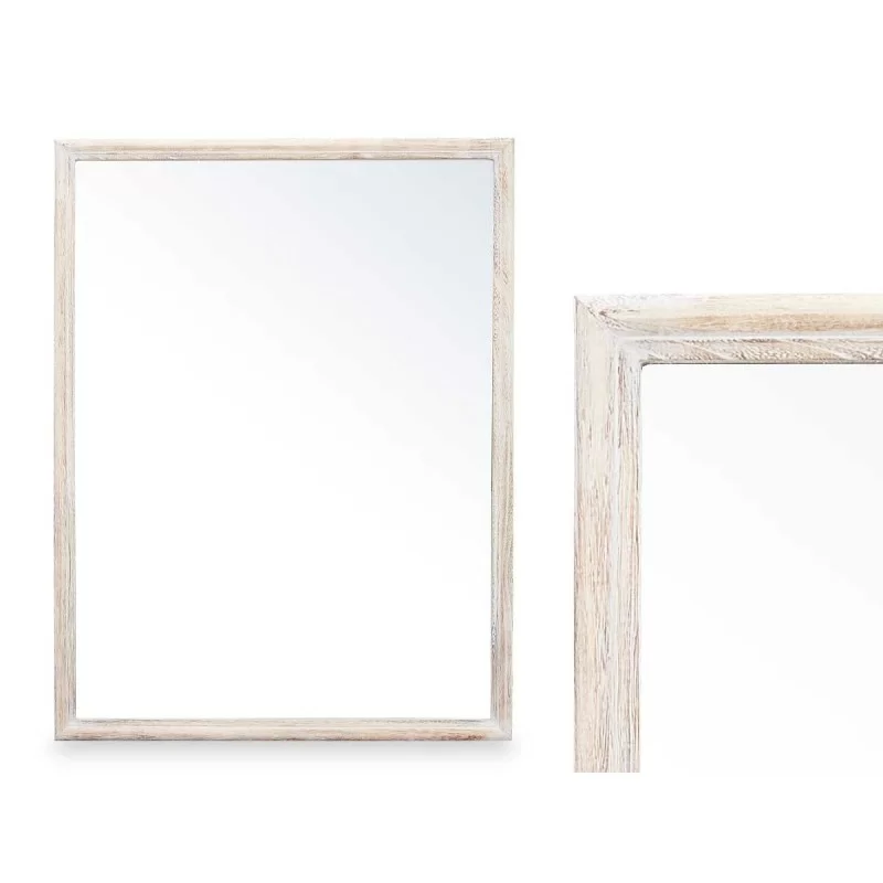 Wall mirror Wood Natural 65 x 85 x 65 cm