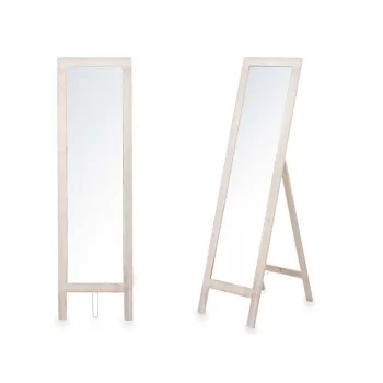 Free standing mirror Wood Natural 40 x 145 x 40 cm 2