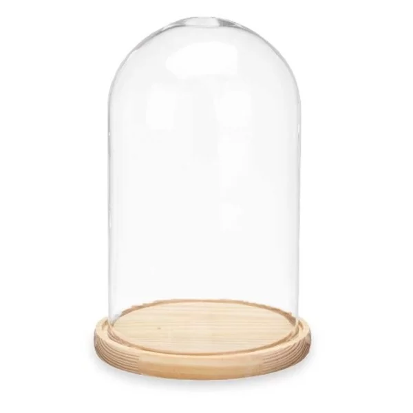 Decorative Figure Dome 15 x 25 x 15 cm Transparent Natural