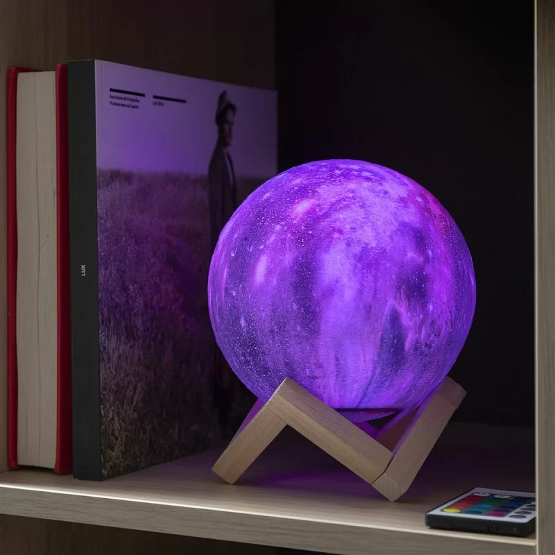 Rechargeable Galaxy LED Lamp Galighty InnovaGoods lampara galaxia Multicolour (1 Unit) (Refurbished A)
