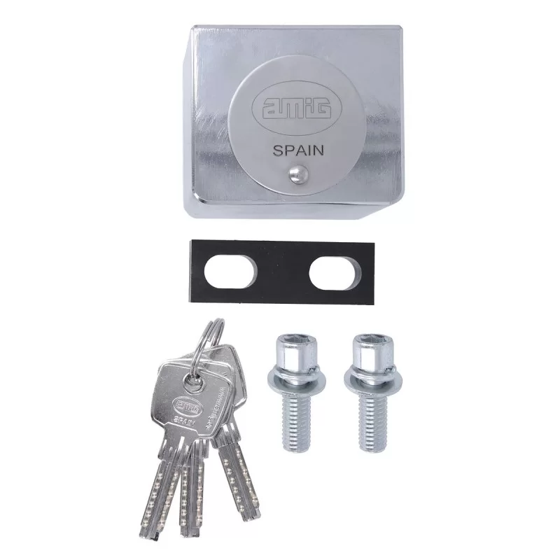 Lock AMIG A24542-670 Brass Chromed 6 x 5 cm...