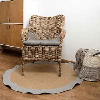 Carpet Vinthera Moa Jute Grey 120 cm 2